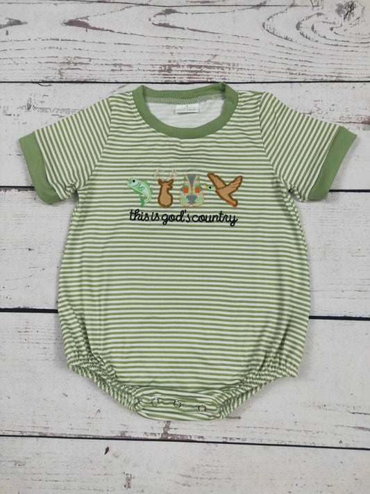 "This is God's Country" Bubble Onesie 🤎